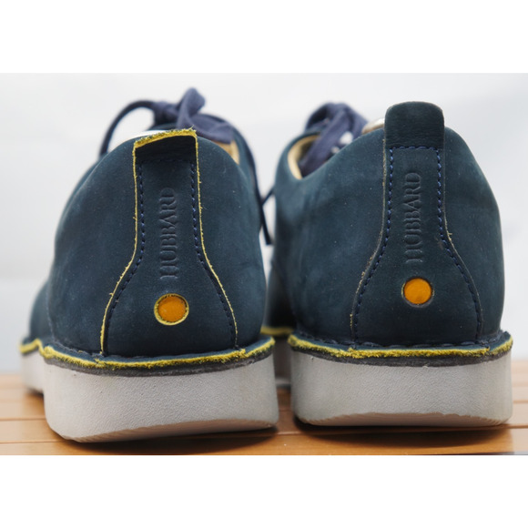 Samuel Hubbard Free Plain Toe Derby - Navy Blue Nubuck Leather -Size 10.5